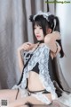 Coser @ 桜 桃 喵 Vol.021: 黑猫 妹 抖 (黑猫 女仆) (78 photos) P5 No.5d664f Image No. 147