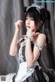 Coser @ 桜 桃 喵 Vol.021: 黑猫 妹 抖 (黑猫 女仆) (78 photos) P9 No.ad995a Image No. 139