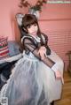 Coser@蠢沫沫 (chunmomo) Vol.041: 黑透明女仆 (44 photos) P11 No.416c4e