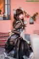 Coser@蠢沫沫 (chunmomo) Vol.041: 黑透明女仆 (44 photos) P4 No.ebcd4e Image No. 81