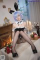 Coser @ 桜 井 宁宁 Vol.020: 蕾姆 兔 女郎 (34 photos)